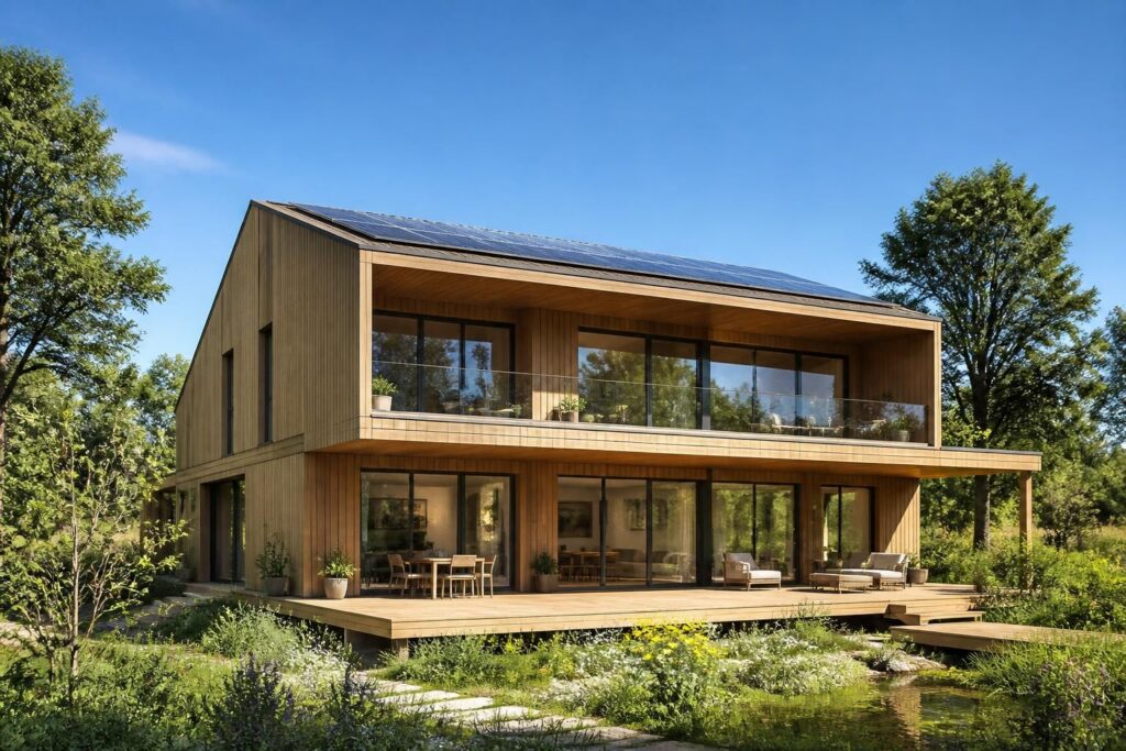 ontdek hoe nieuwbouw houten in 2026 duurzaamheid en stijl perfect combineert voor moderne woningen.
