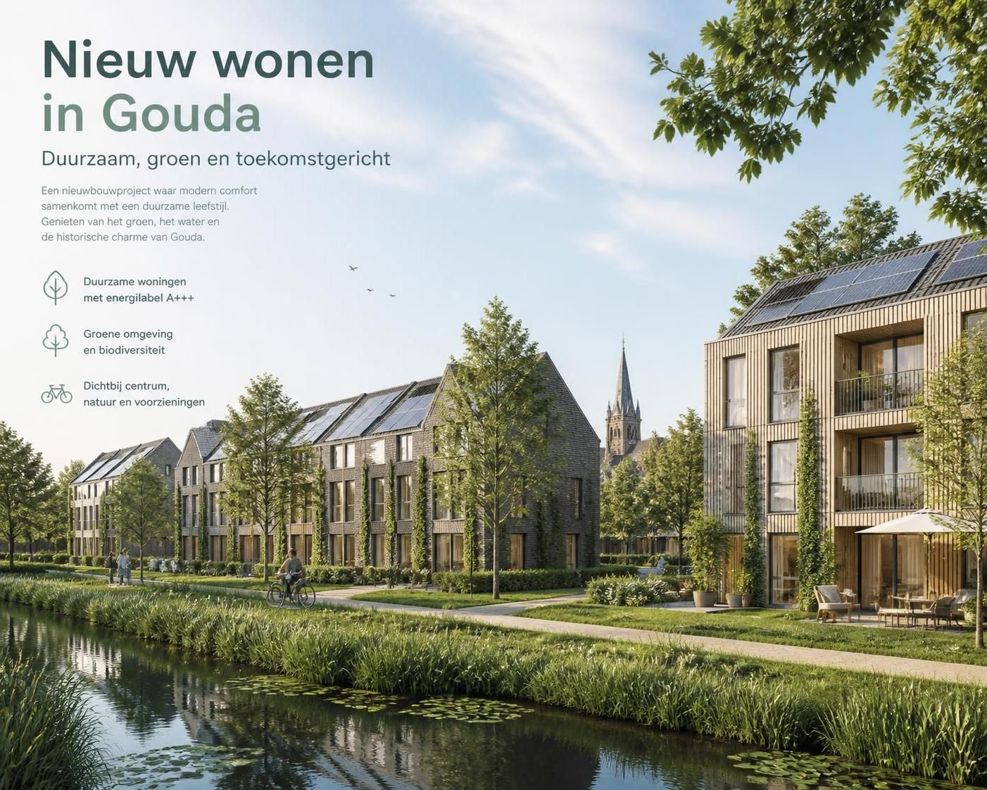 ontdek waarom steeds meer mensen in 2026 kiezen voor nieuwbouw in gouda: moderne woningen, duurzame materialen en een aantrekkelijke leefomgeving.