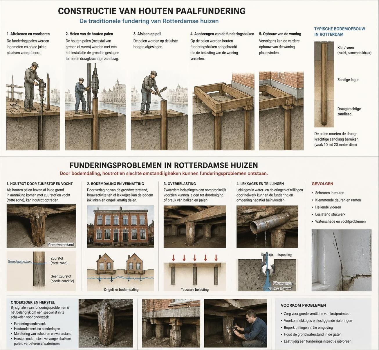 ontdek alles wat je moet weten over funderingsonderzoek in rotterdam: procedures, voordelen en belangrijke tips voor een solide basis van jouw woning.