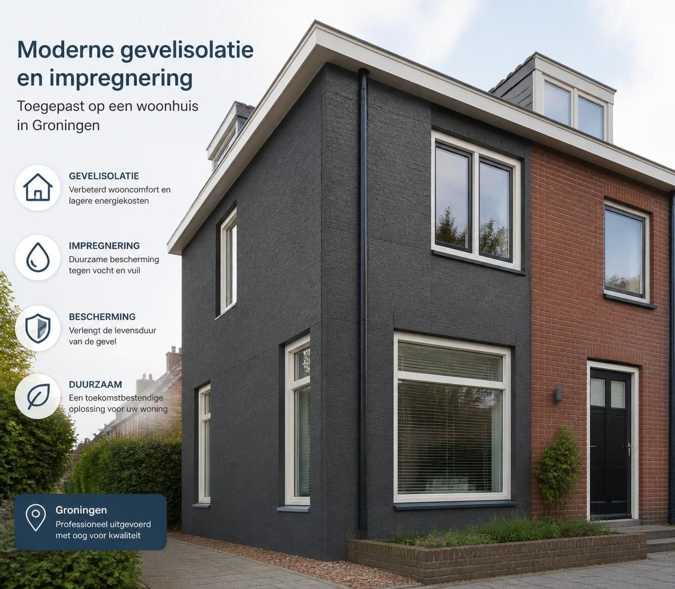 ontdek alles over gevelrenovatie in groningen, van technieken tot kosten en tips om uw gevel duurzaam en mooi te maken.