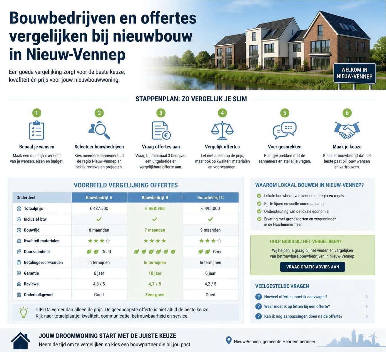 ontdek alles wat u moet weten over nieuwbouwprojecten in nieuw-vennep. van woningen tot voorzieningen, vind hier alle belangrijke informatie voor uw nieuwe huis.