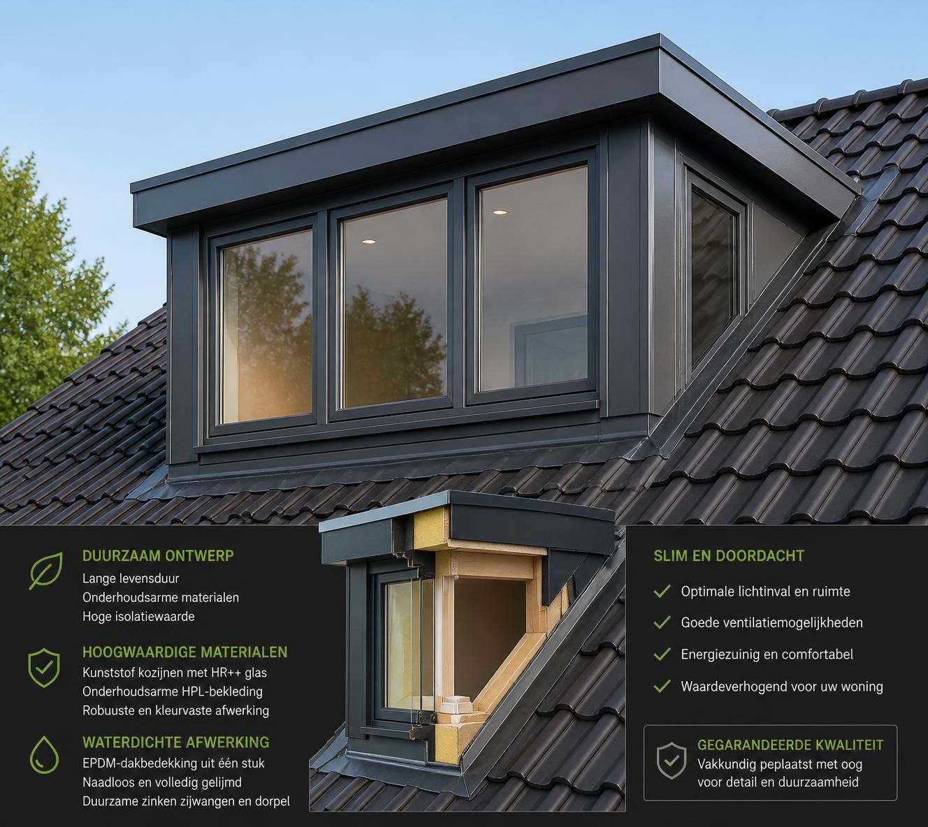 ontdek essentiële dakkapel details voor een duurzaam en stijlvol dak. leer hoe je met de juiste keuzes jouw huis comfortabel en energiezuinig maakt.