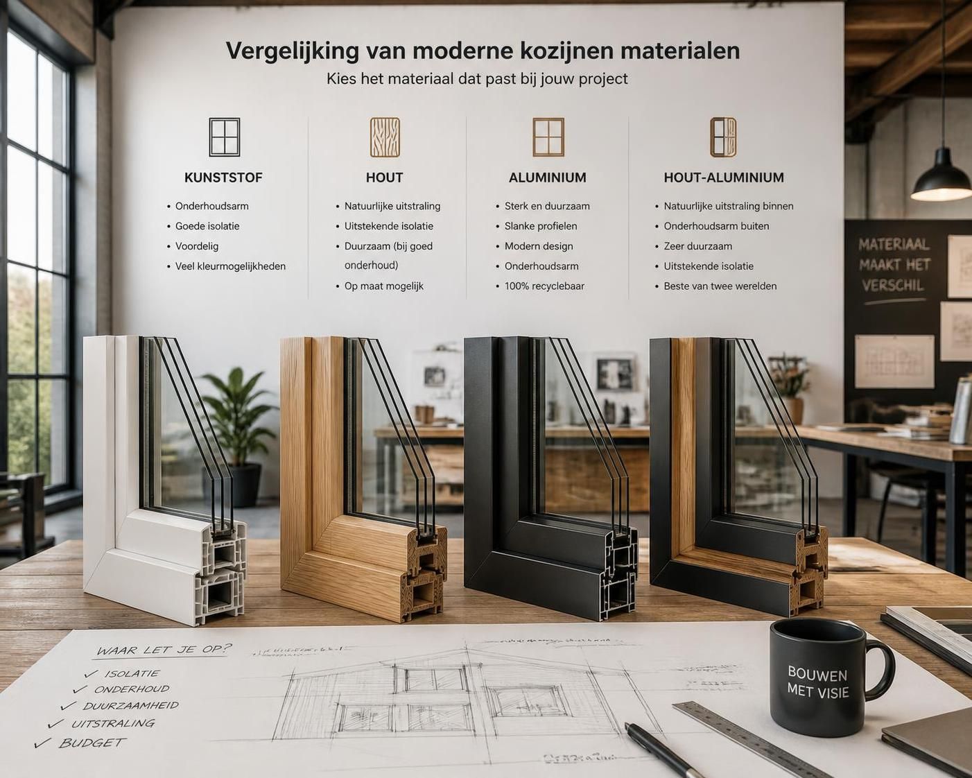 ontdek wanneer en waarom het vervangen van kozijnen cruciaal is voor het behoud en de waarde van uw woning. leer over de voordelen van nieuwe kozijnen voor isolatie, veiligheid en esthetiek.